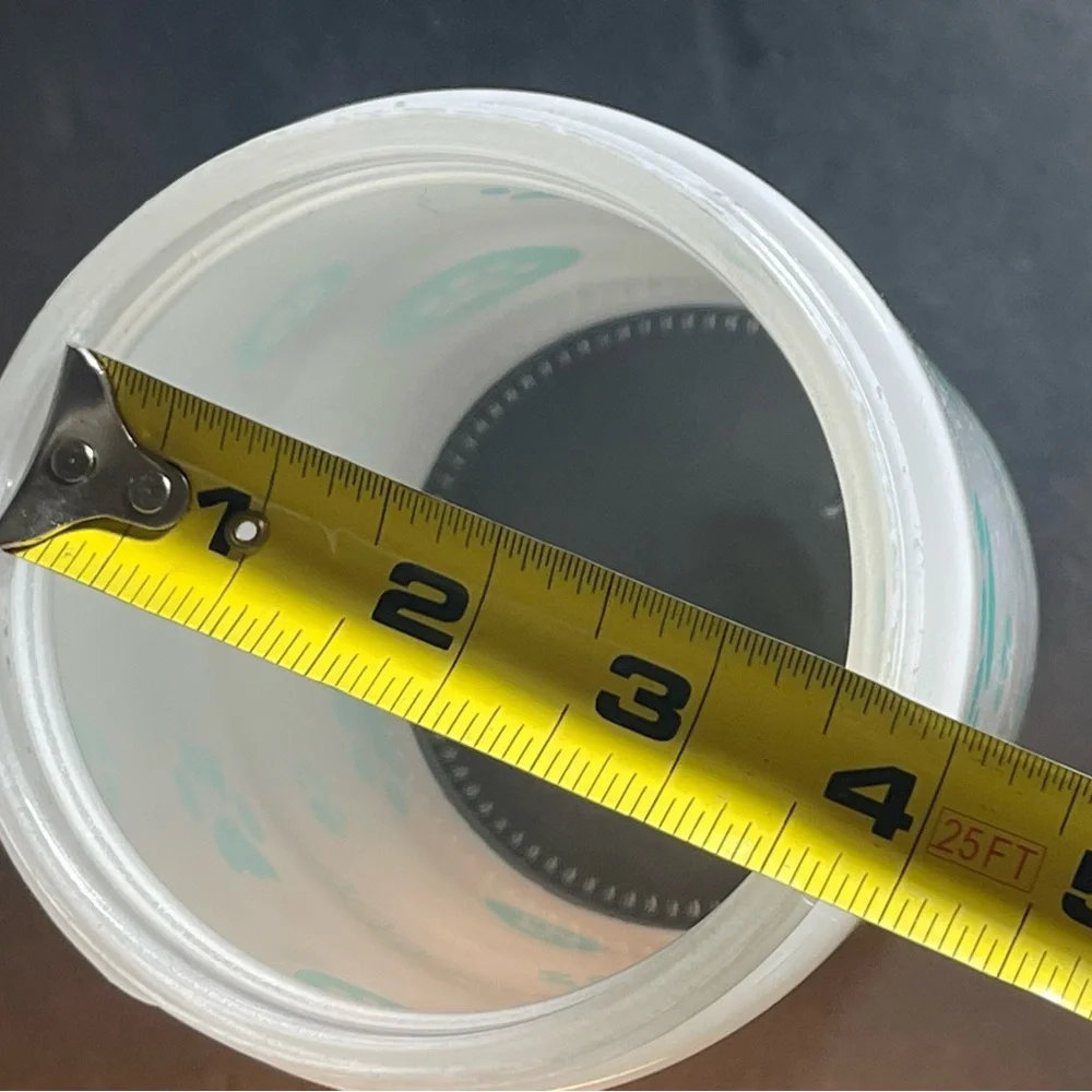8.75” Tall Glass Cat Treat Container